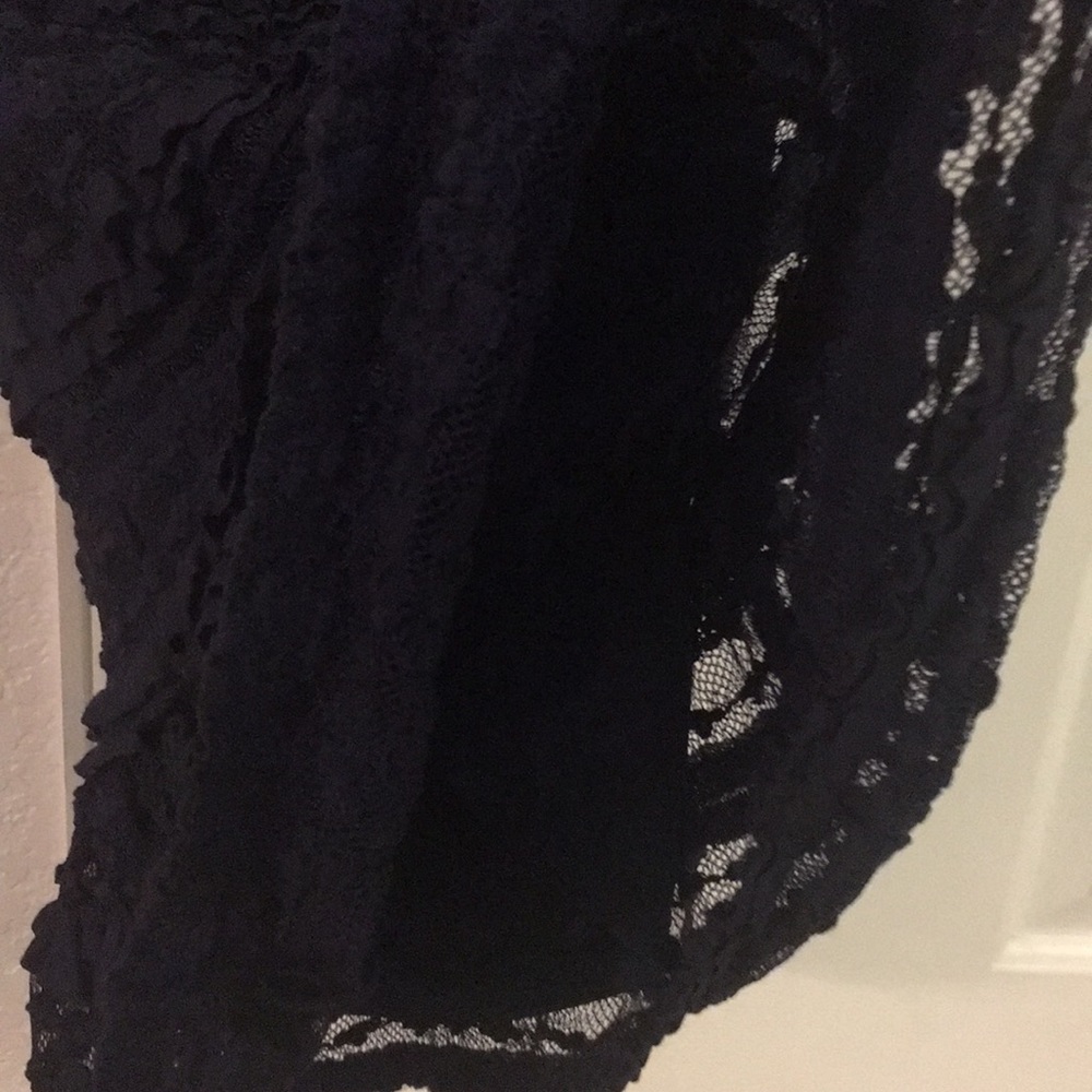 Mssp Max Studio M Lined Lacey Meshy Top - image 8